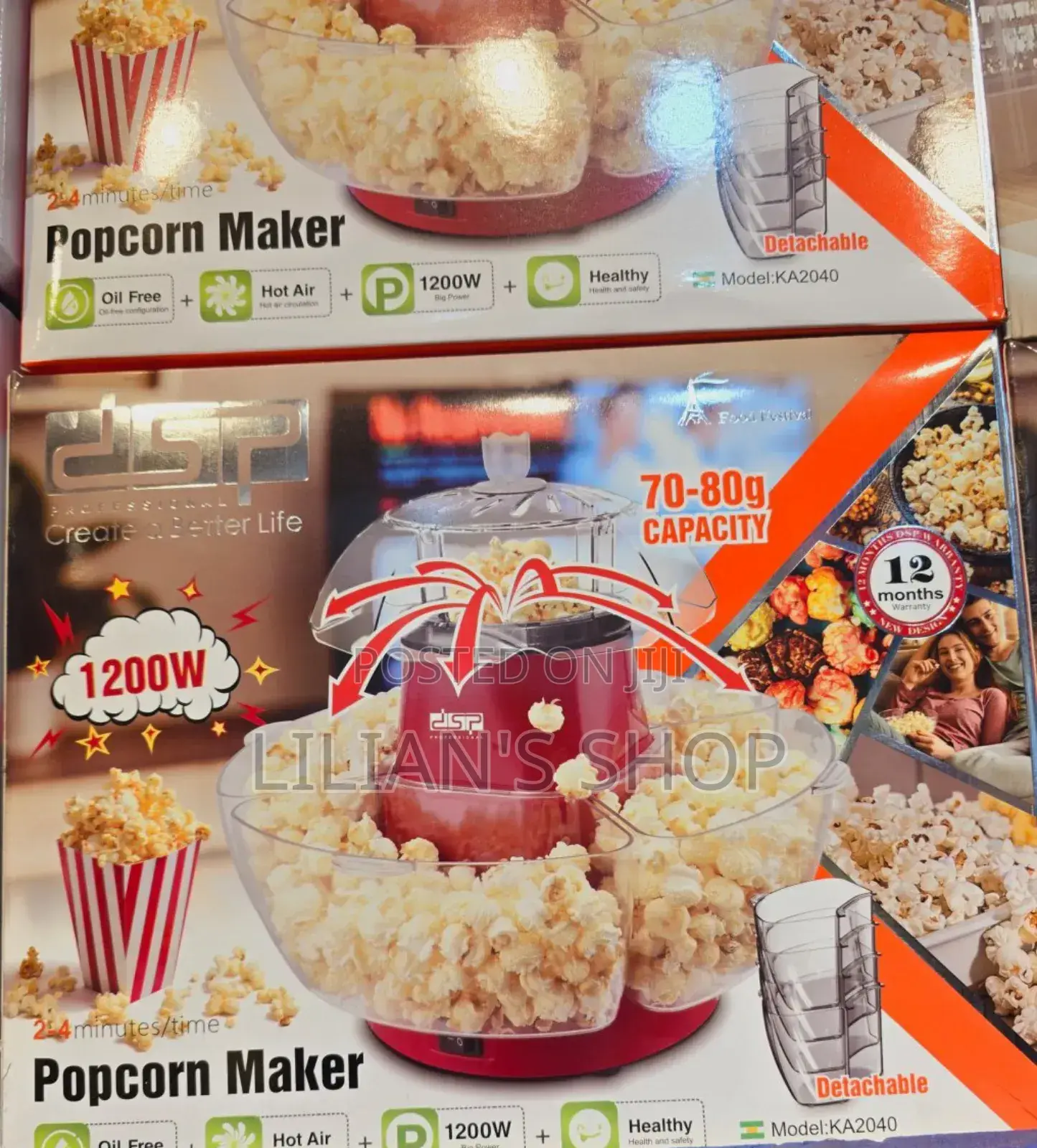 DSP 70-80g Popcorn Maker -1200w