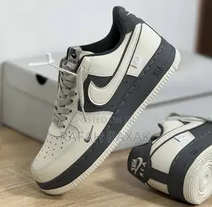 Unisex Nike Air Force 1 Low 07 Off-White/Grey/Black Sneakers