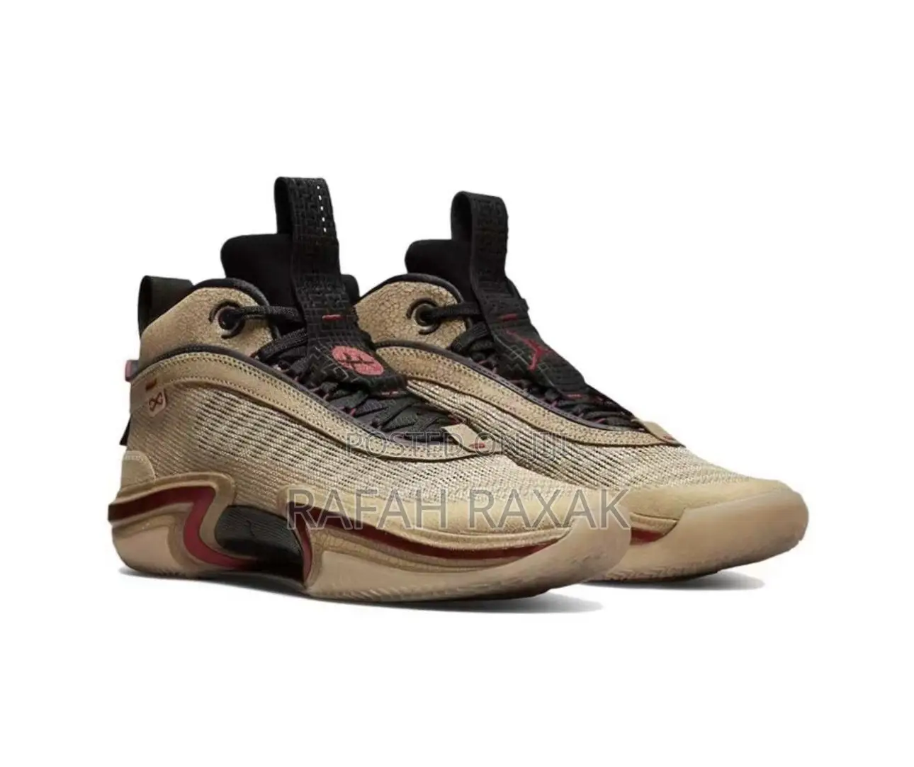 Original Brown Nike Air Jordan 36 Basketball Sneakers