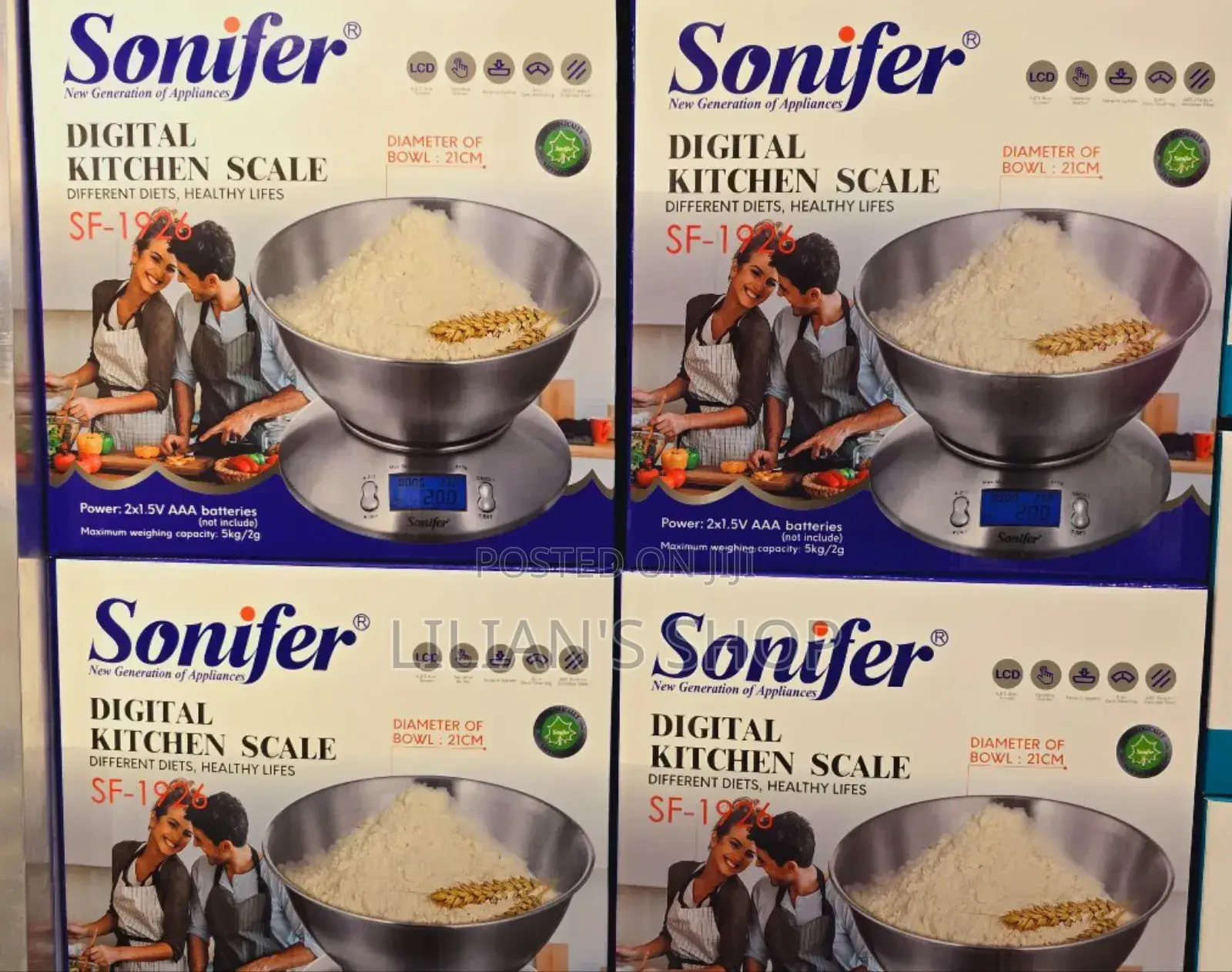Sonifer Tabletop Digital Kitchen Scale
