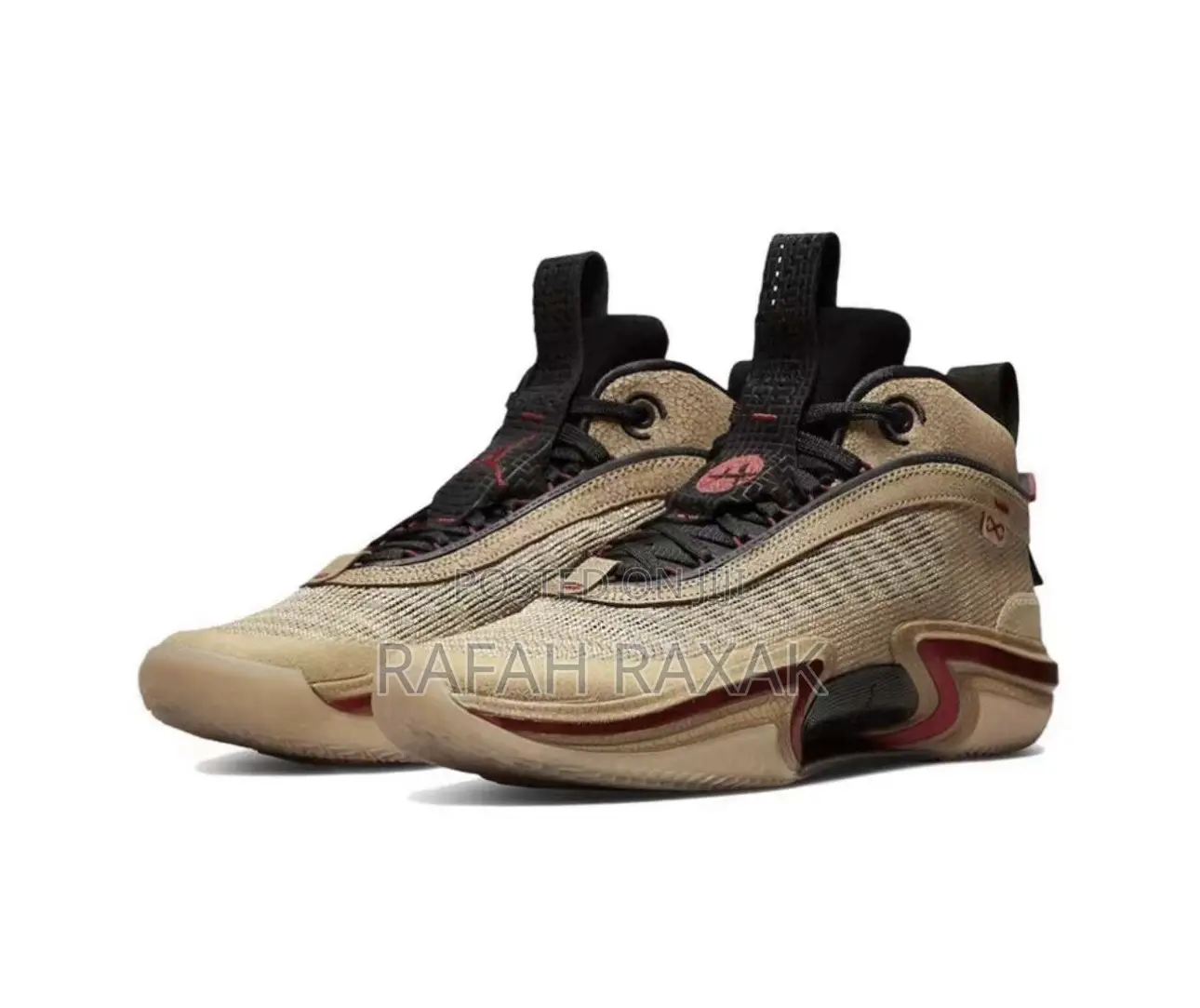 Original Brown Nike Air Jordan 36 Basketball Sneakers