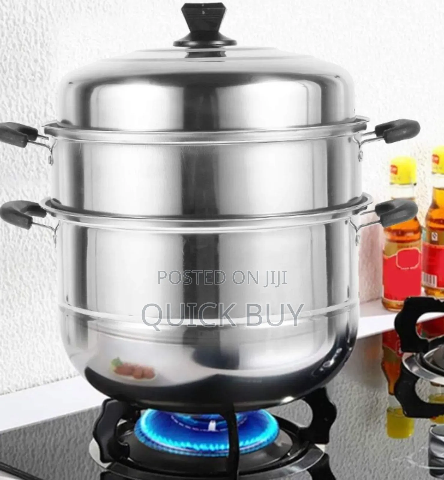 Deluxe 2 Tier Large Capacity Stainless Food Steamer