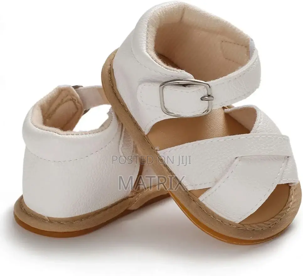 Baby Girls Boys Sparkly Bowknot Sandals Premium Soft Anti-Sl