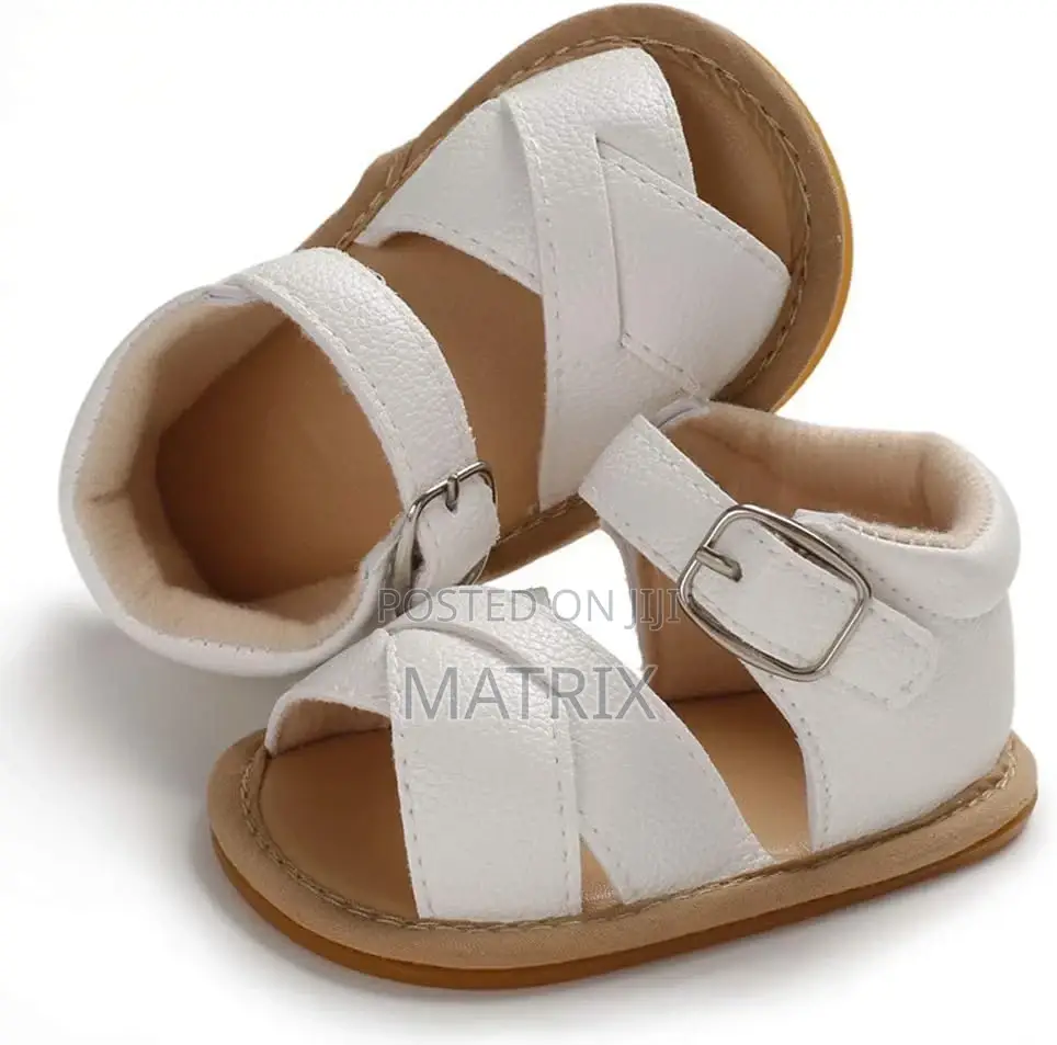 Baby Girls Boys Sparkly Bowknot Sandals Premium Soft Anti-Sl