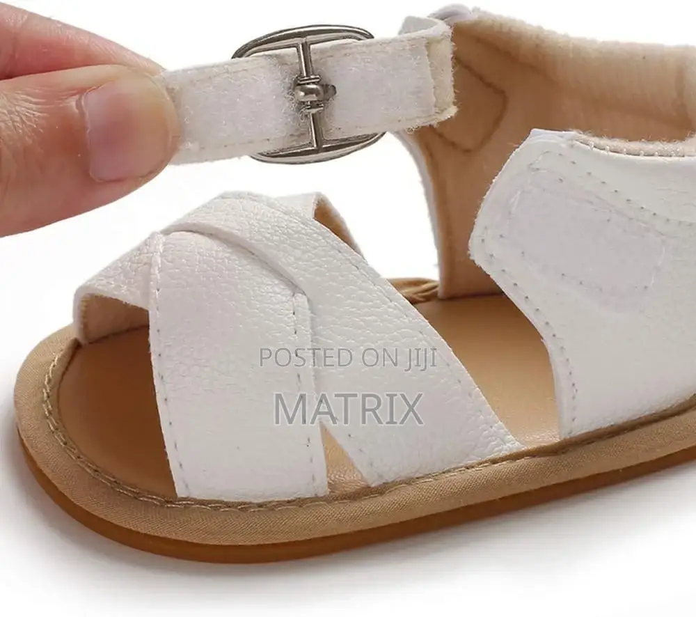 Baby Girls Boys Sparkly Bowknot Sandals Premium Soft Anti-Sl