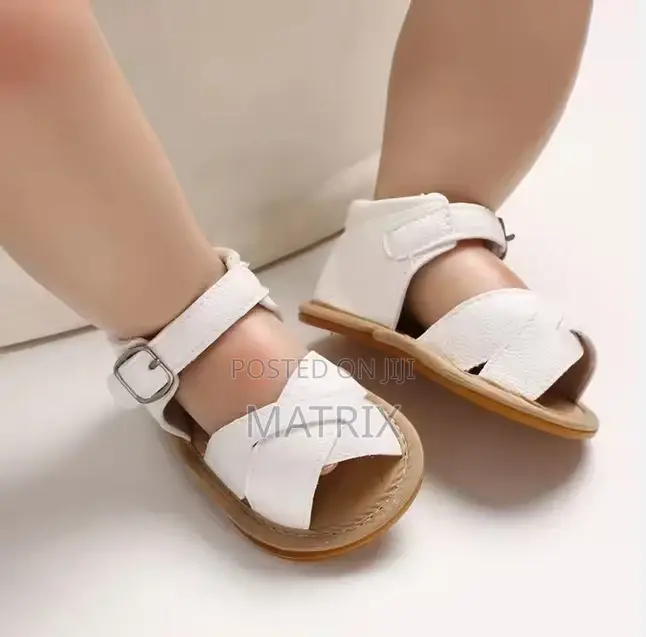 Baby Girls Boys Sparkly Bowknot Sandals Premium Soft Anti-Sl