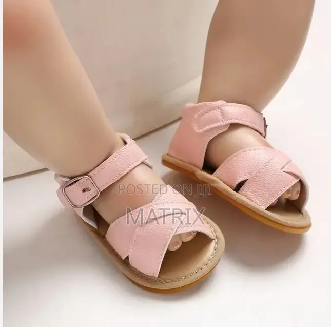 Baby Girls Boys Sparkly Bowknot Sandals Premium Soft Anti-Sl