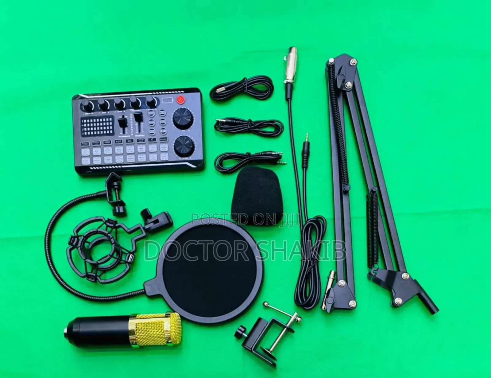 Legendary Vocal Condenser Microphone With Stand