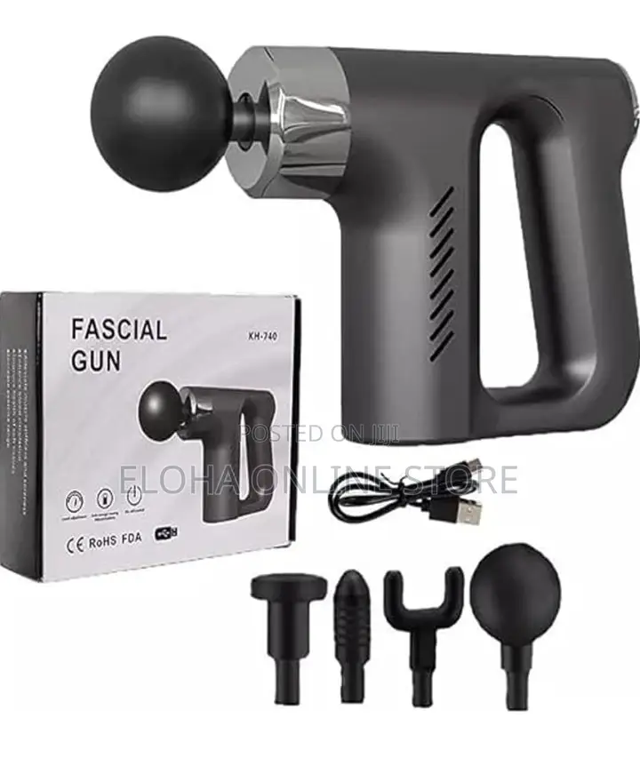 Fascial Gun Muscle Massager With 4 Heads