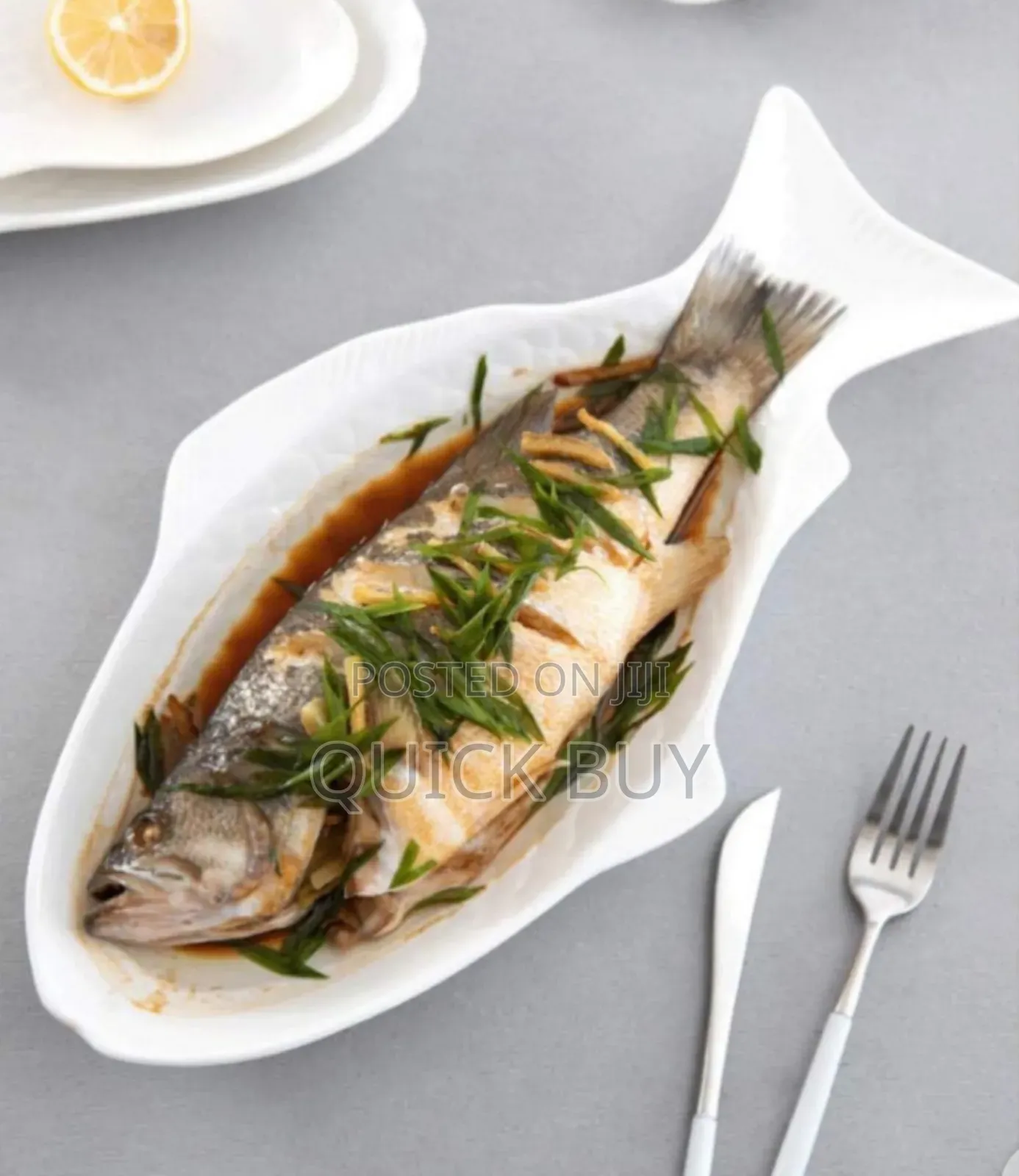 Exquisite 11 Inch Steak Fish Plate Tray Dinner Platter