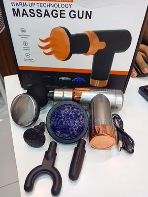 Percussion Massage Gun With Warm Up Technology