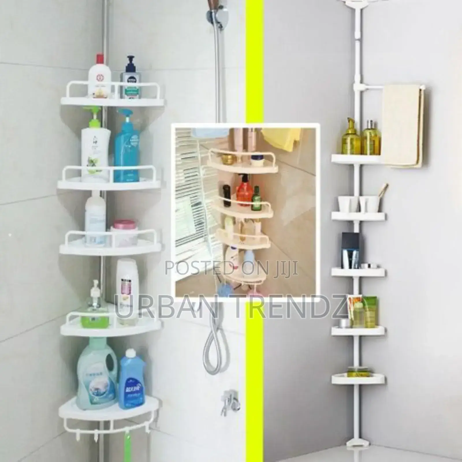 Adjustable Multi Corner Shelf Bathroom Storage Rack