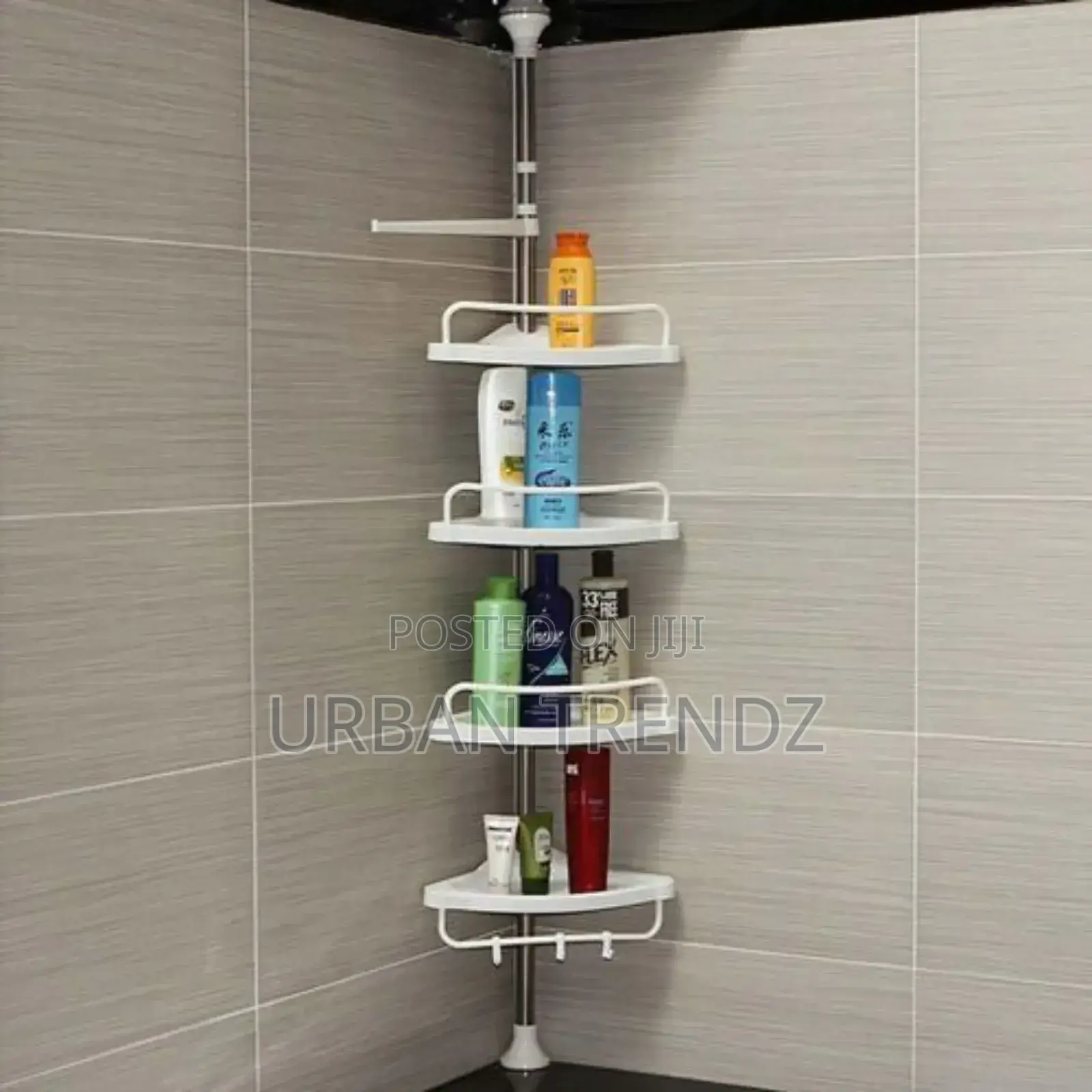 Adjustable Multi Corner Shelf Bathroom Storage Rack