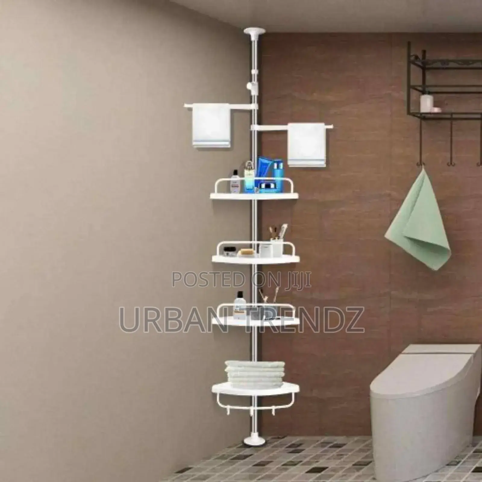 Adjustable Multi Corner Shelf Bathroom Storage Rack