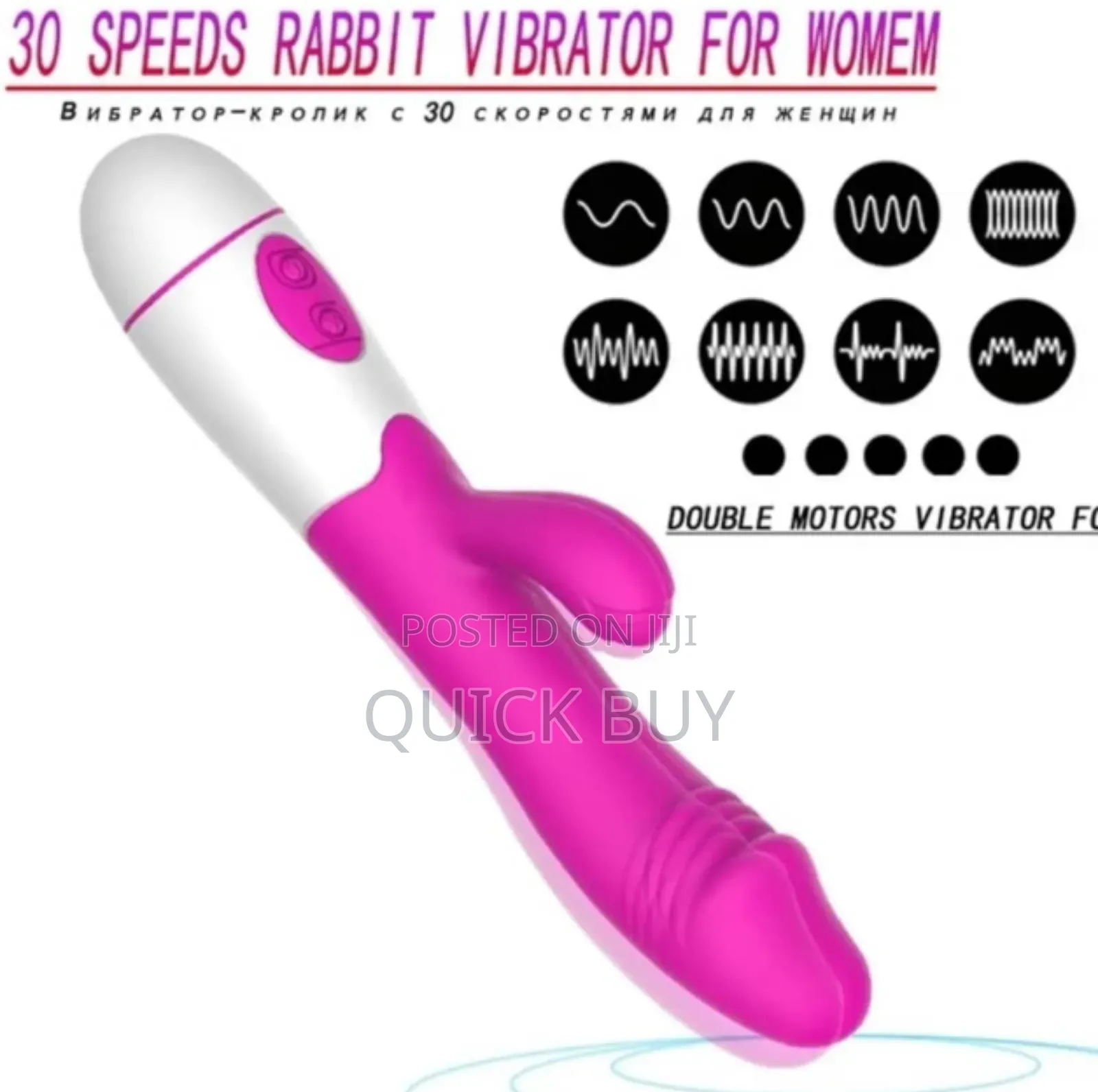Authentic Rabbit Sex Sensory Vibrator Pleasure Sexual Toy