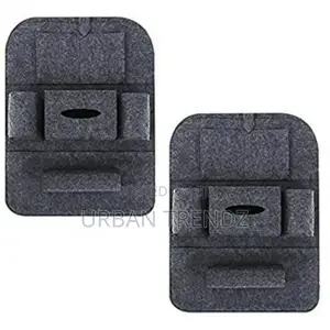 2 Pieces of Car Back Seat Organizer - Multi-Colours .