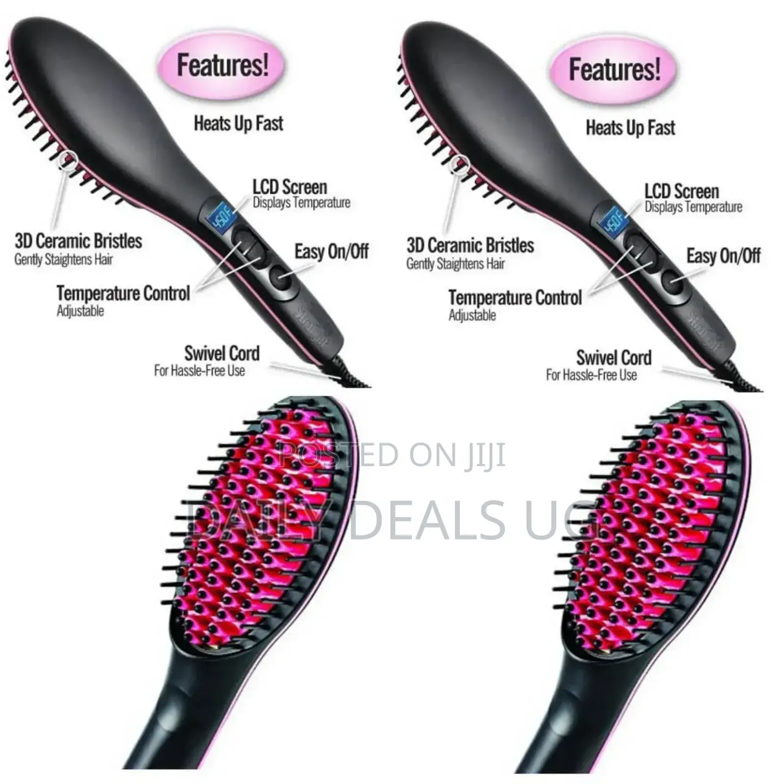 Simply Straight Electric Hair Straightener Comb