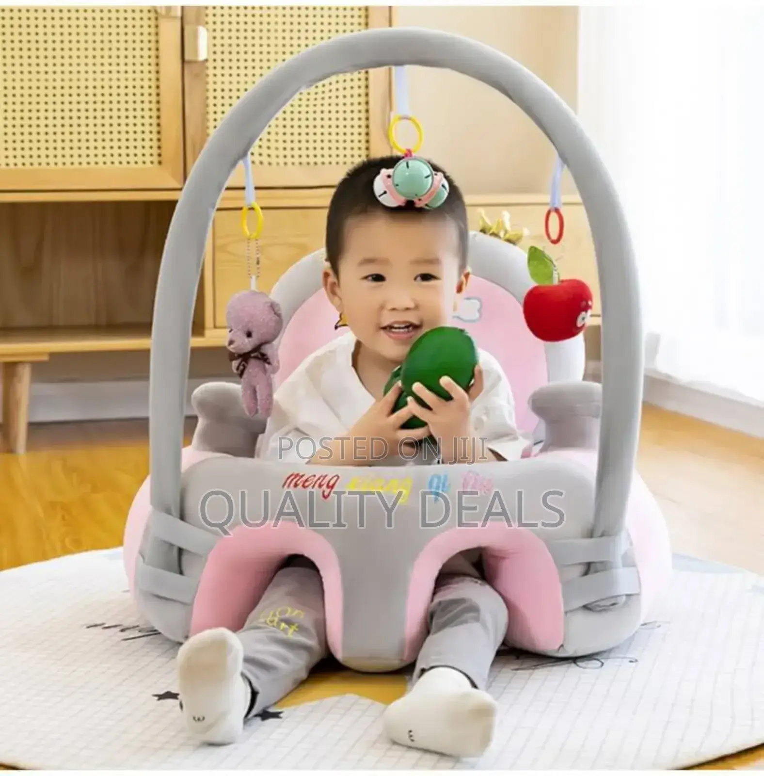 Baby Sofa Seat/ Seat Trainer With Toy Bar