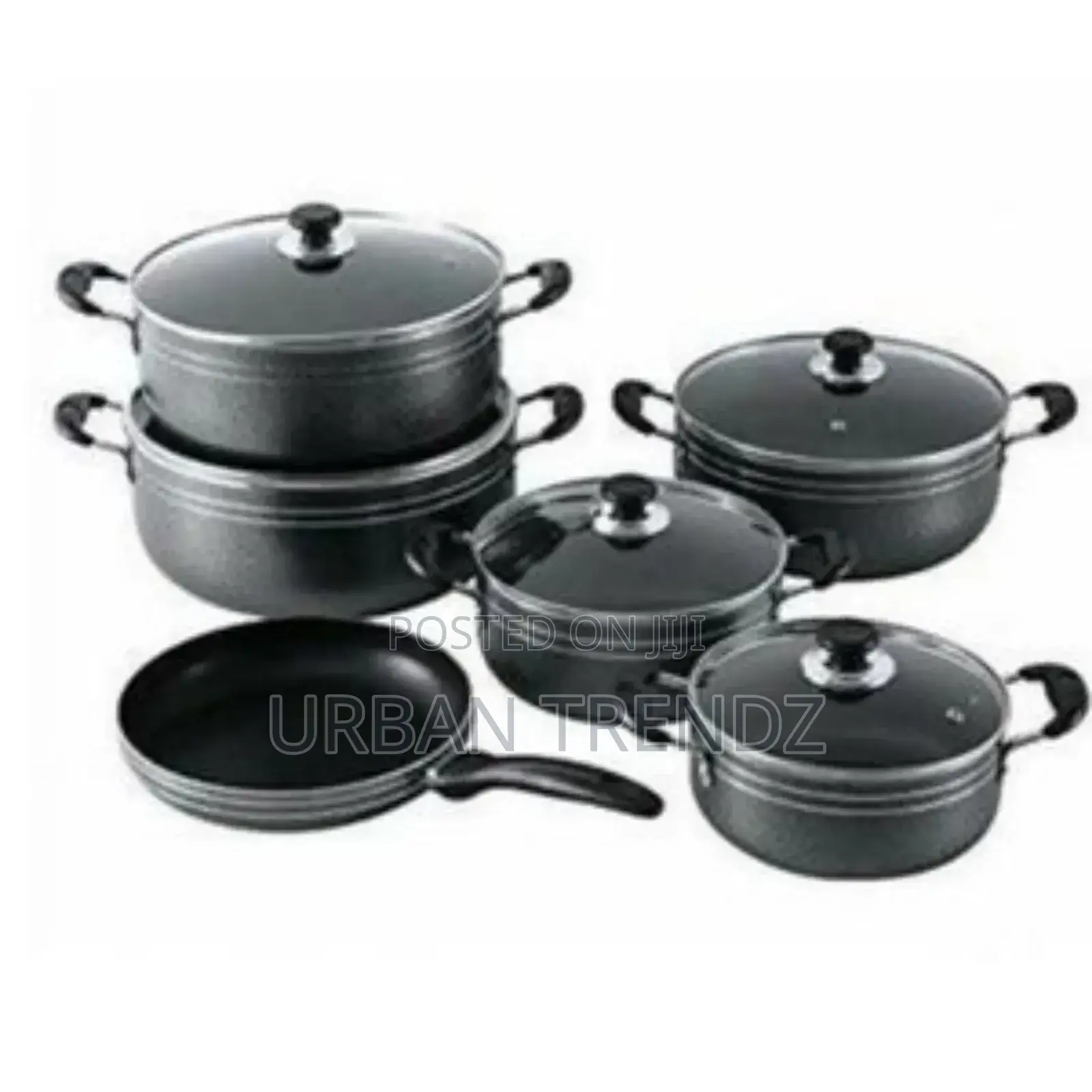 Tornado 11 Piece Non-Stick Saucepans Cookware Dishes Pots-