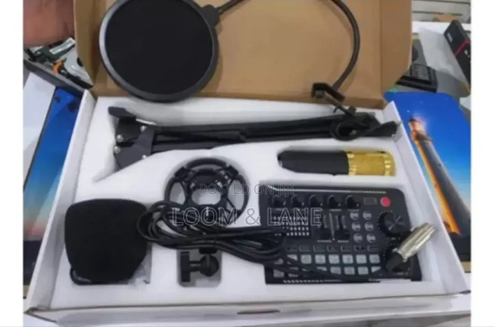 Professional Condenser Microphone Recording Set