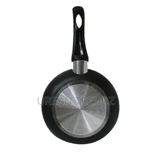 26cm Chapati, Egg Non-Stick Frying Pans, Black.