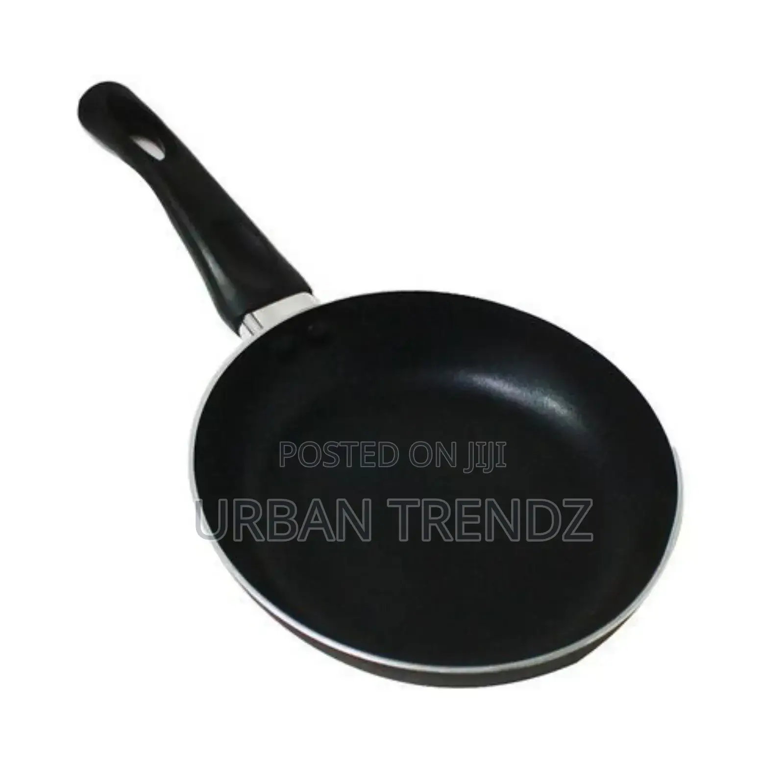 26cm Chapati, Egg Non-Stick Frying Pans, Black.