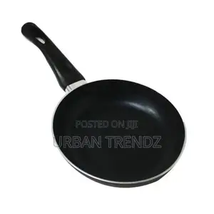 26cm Chapati, Egg Non-Stick Frying Pans, Black.