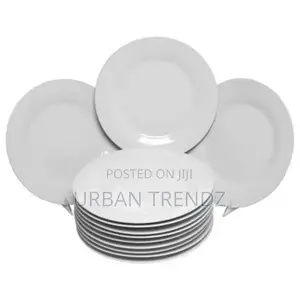 5 Inch 12-Piece Porcelain Cup Saucer Plates-