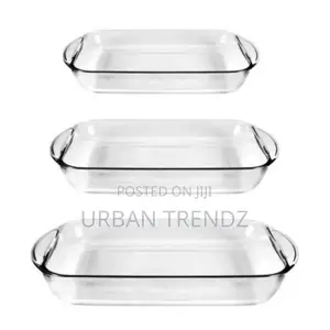 Rectangle Glass Bakeware Dishes Microwave Oven Bowls Set