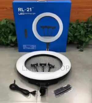 RL_21" Ring Light With Tripod and Remote
