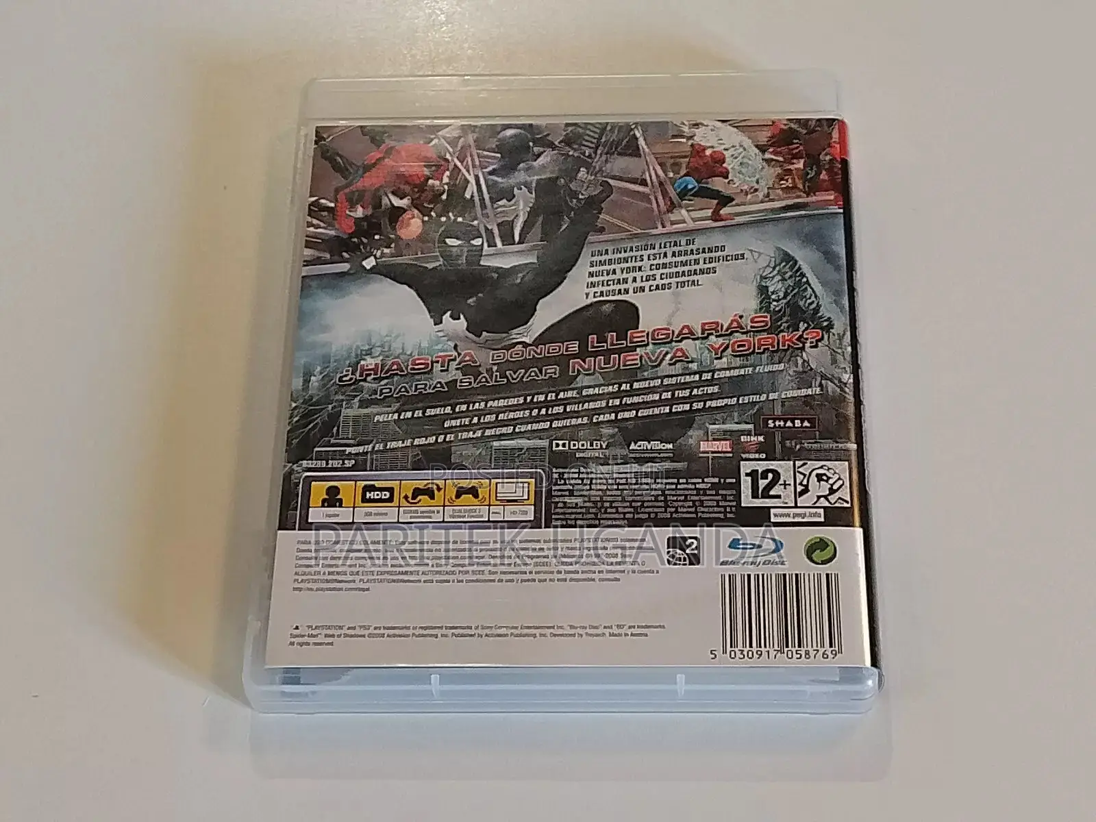 Spiderman Web of Shadows Playstation 3 Ps3