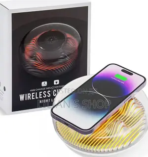 Wireless Charger With Beside Night Lamp