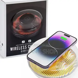 Wireless Charger With Beside Night Lamp