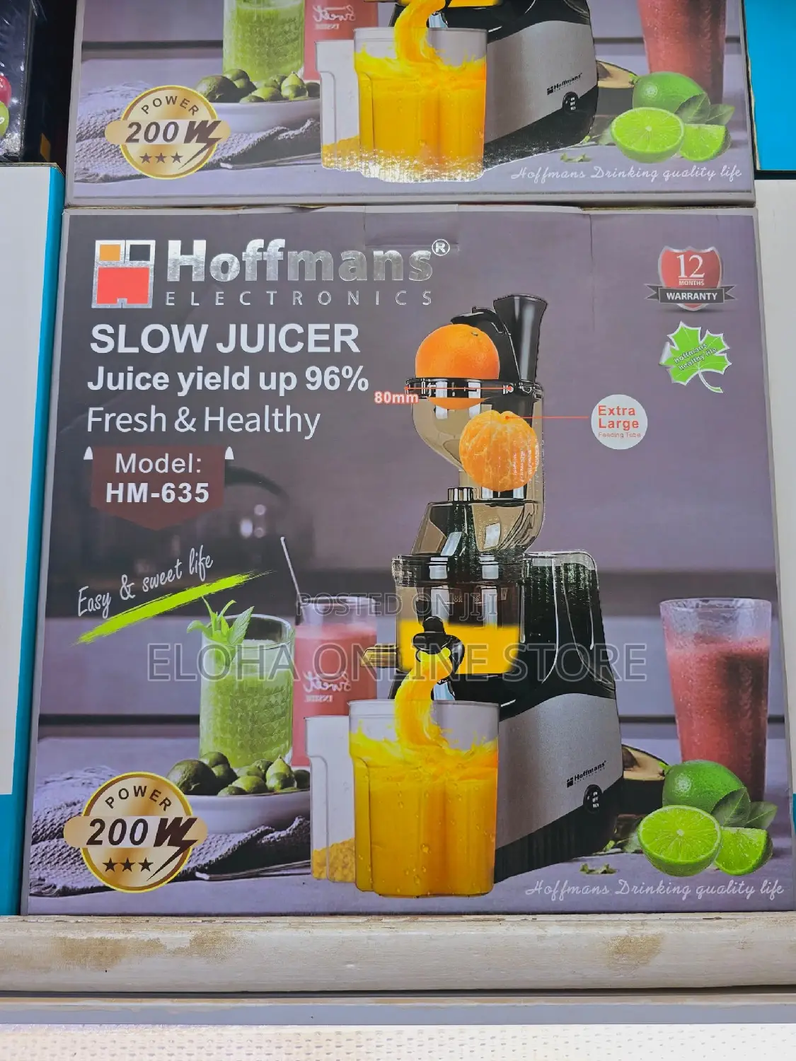 Hoffmans Slow Juicer Model HM-635