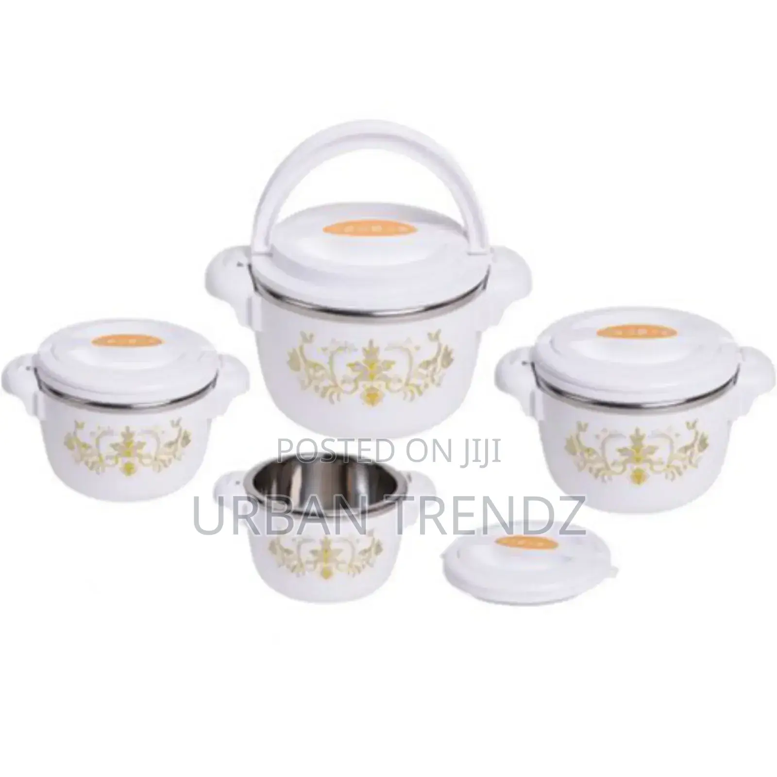 Flowered Insulated Hot Pot Dishes Food Warmer Casseroles