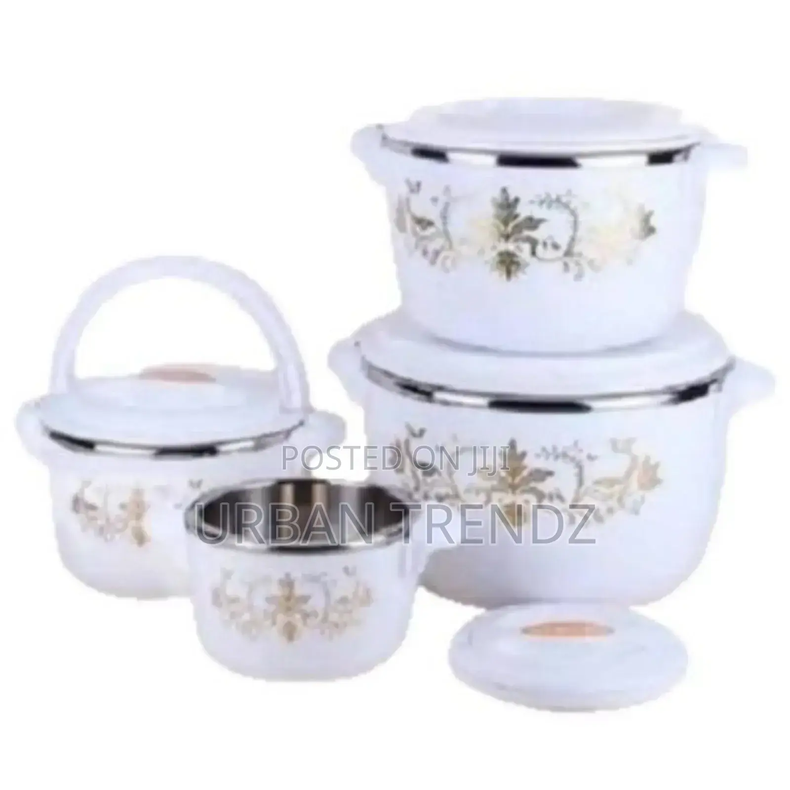 Flowered Insulated Hot Pot Dishes Food Warmer Casseroles