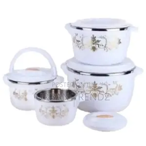 Flowered Insulated Hot Pot Dishes Food Warmer Casseroles