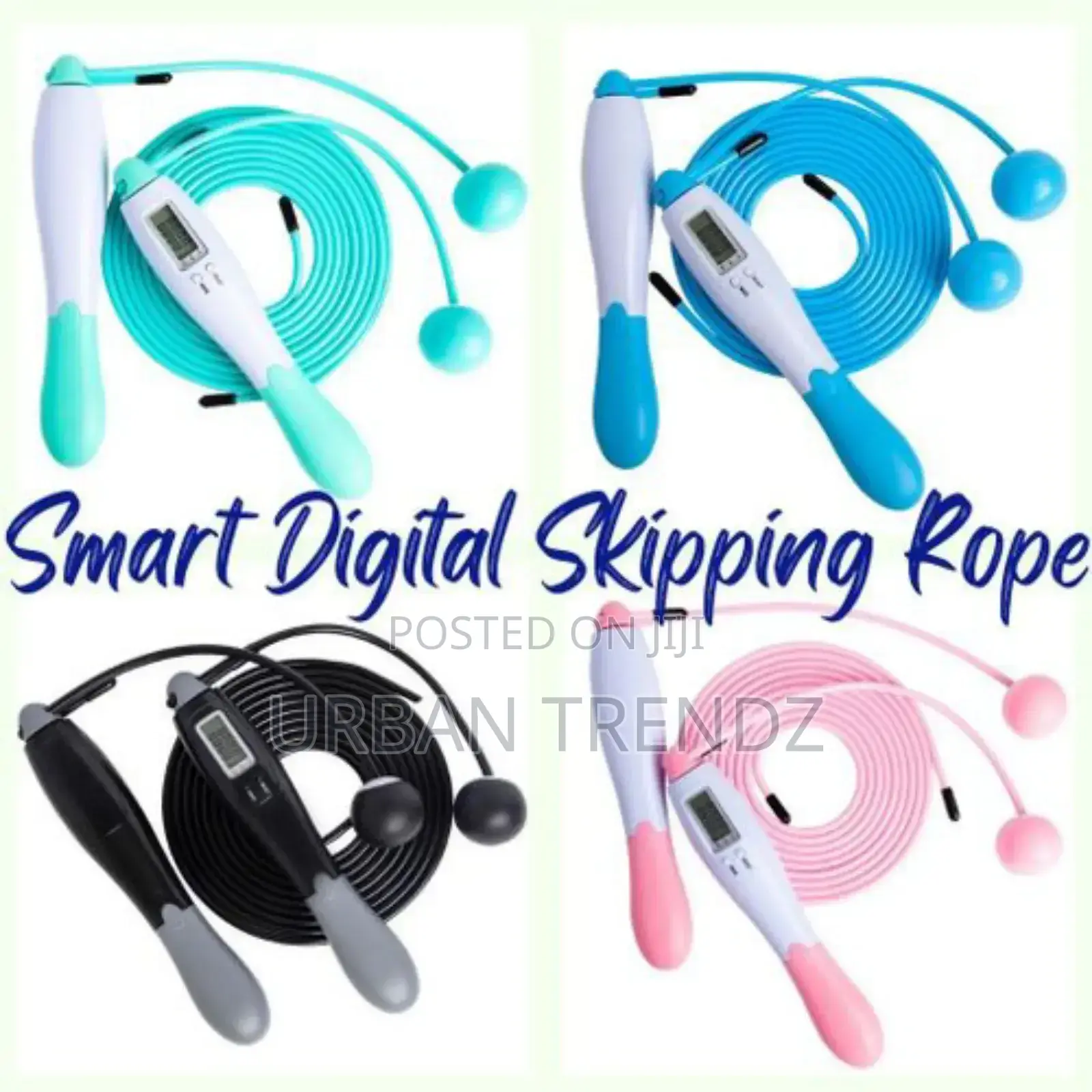 Electronic Counting Skipping Anti Slip Handle Adjustable