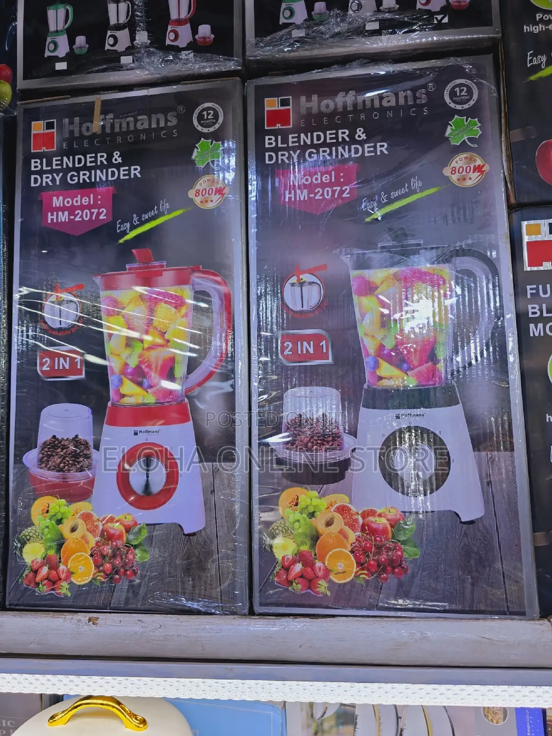 Hoffman's 2 in 1 Blender and Dry Grinder