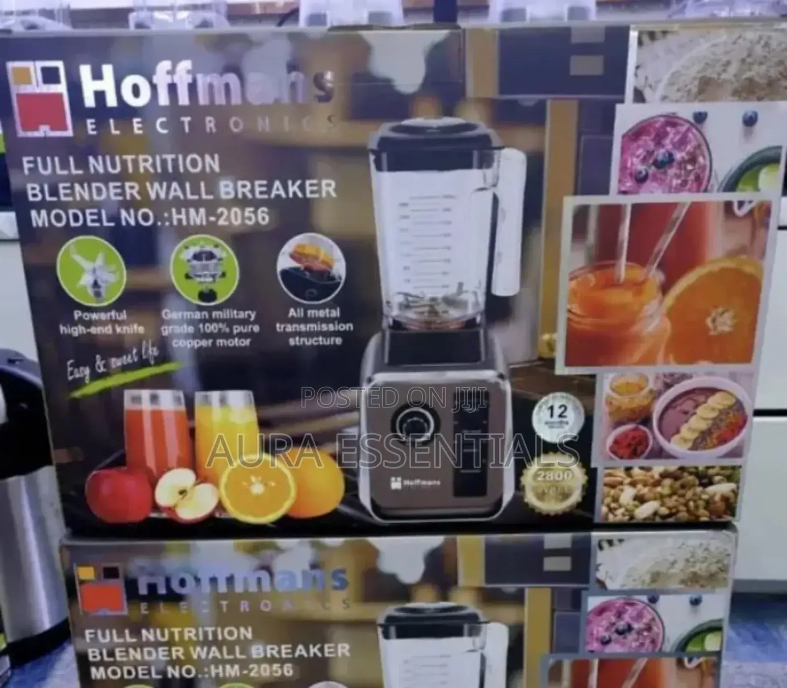 Hoffmans Full Nutrition 2L Commercial Blender HM-2056