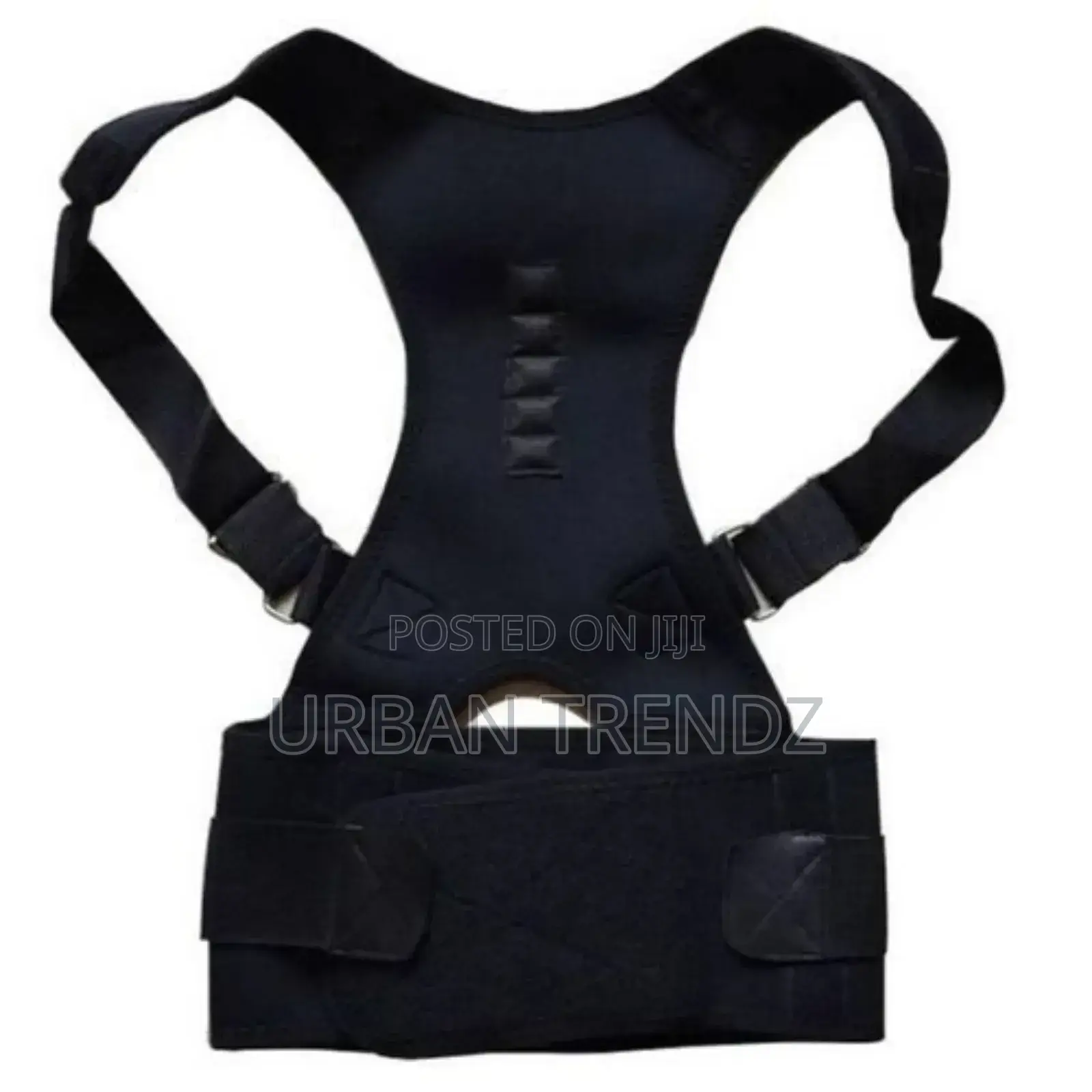 Real Doctors Posture Shoulder Back Support Brace - Black.