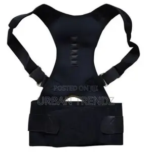Real Doctors Posture Shoulder Back Support Brace - Black.