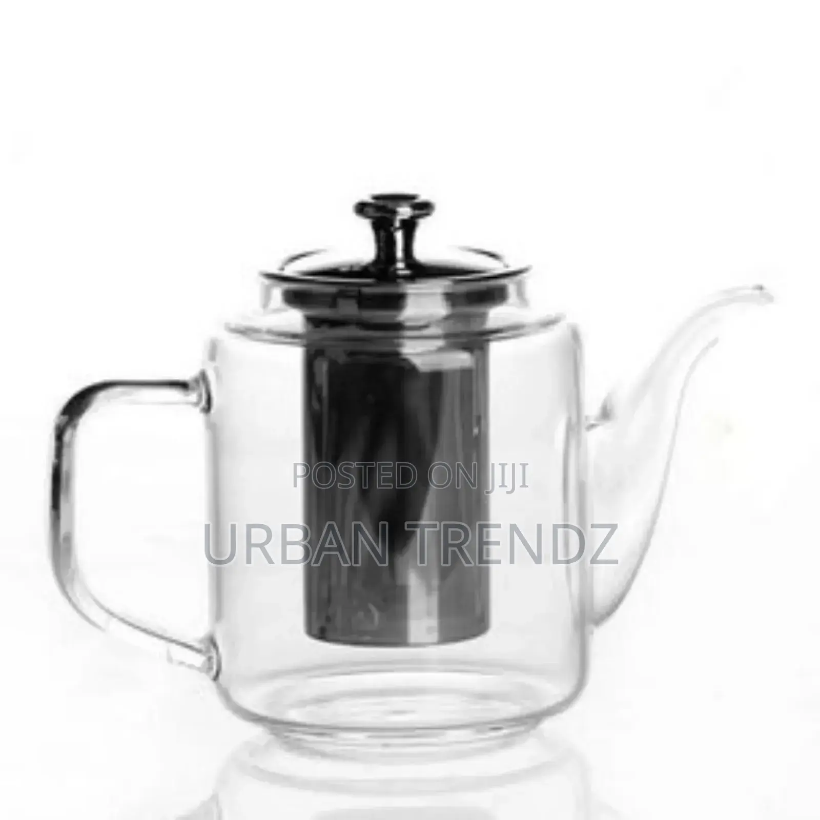 800ml Glass Kettle/Teapot With Infuser-Colorless