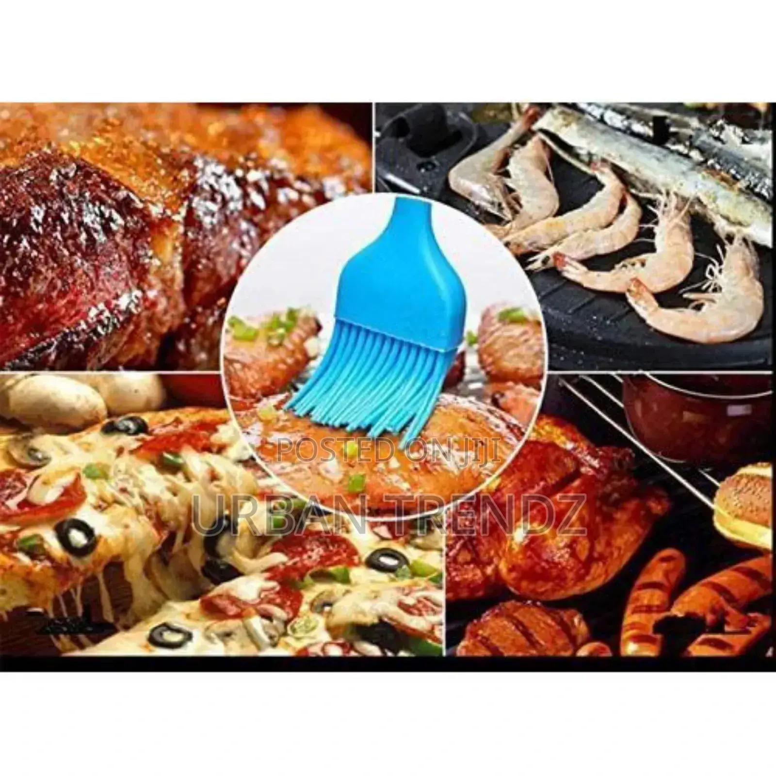 Silicone Marinating Pastries, Grill BBQ Baking Oil Brush.