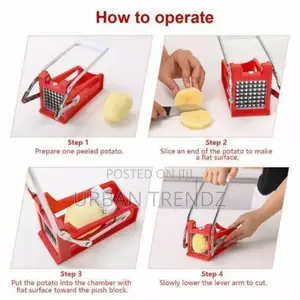 Interchangeable Potato Chips Cutter Slicer Chopper