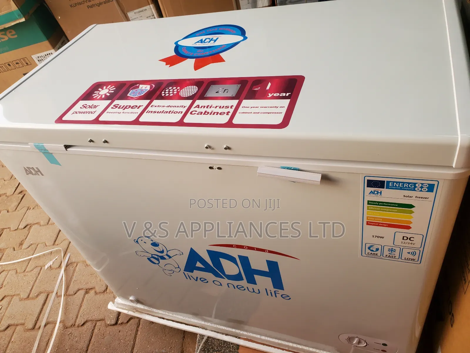250l Adh Solar Freezer