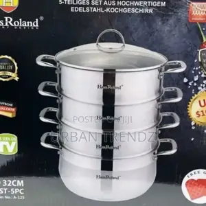 28cm - 4 Layer Stainless Steel Food Saucepan and Steamer