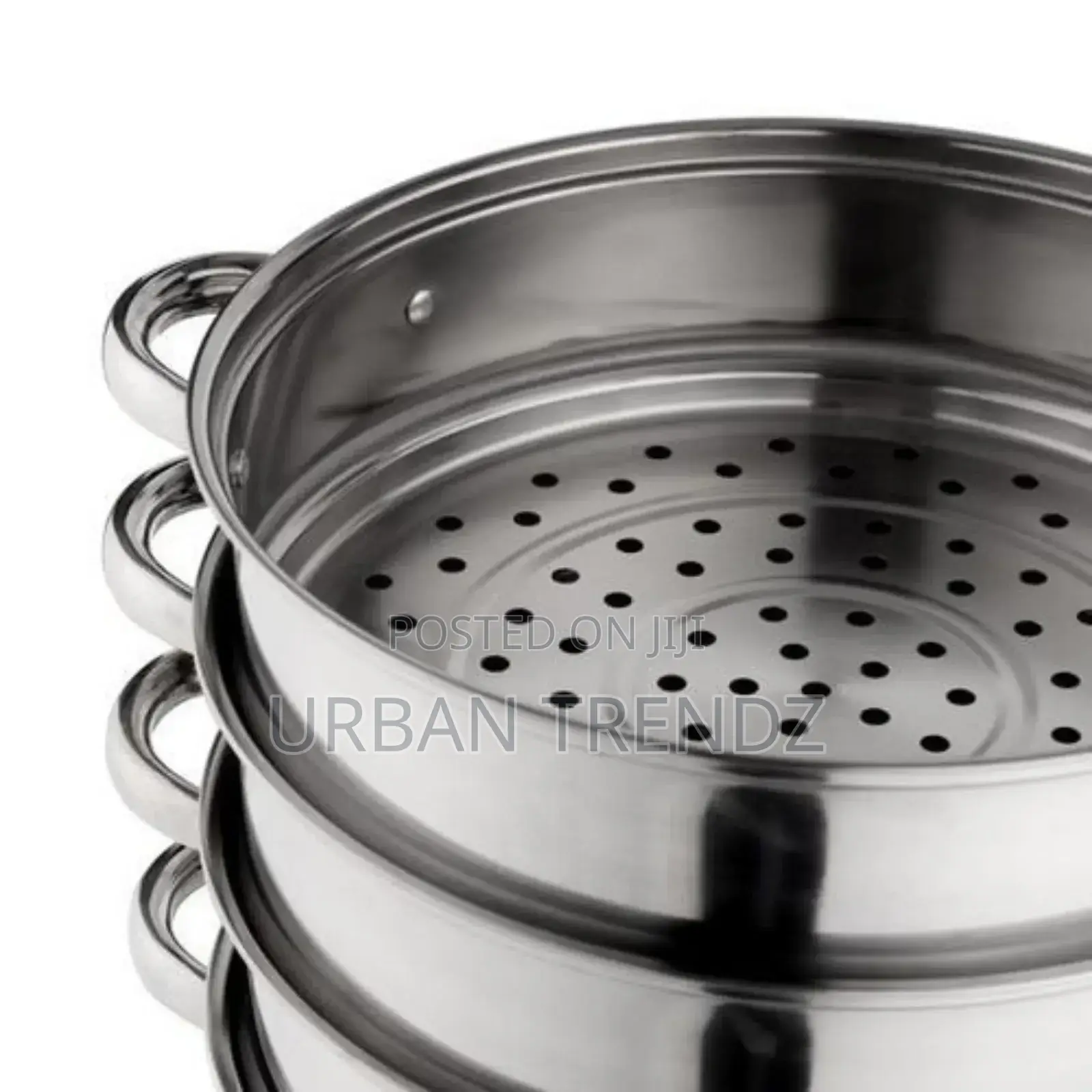 28cm - 4 Layer Stainless Steel Food Saucepan and Steamer