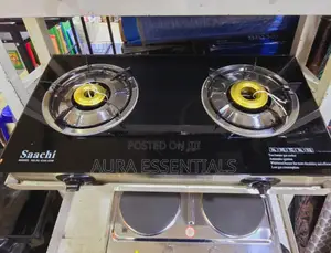 Saachi Double Gas Burner Cooktop