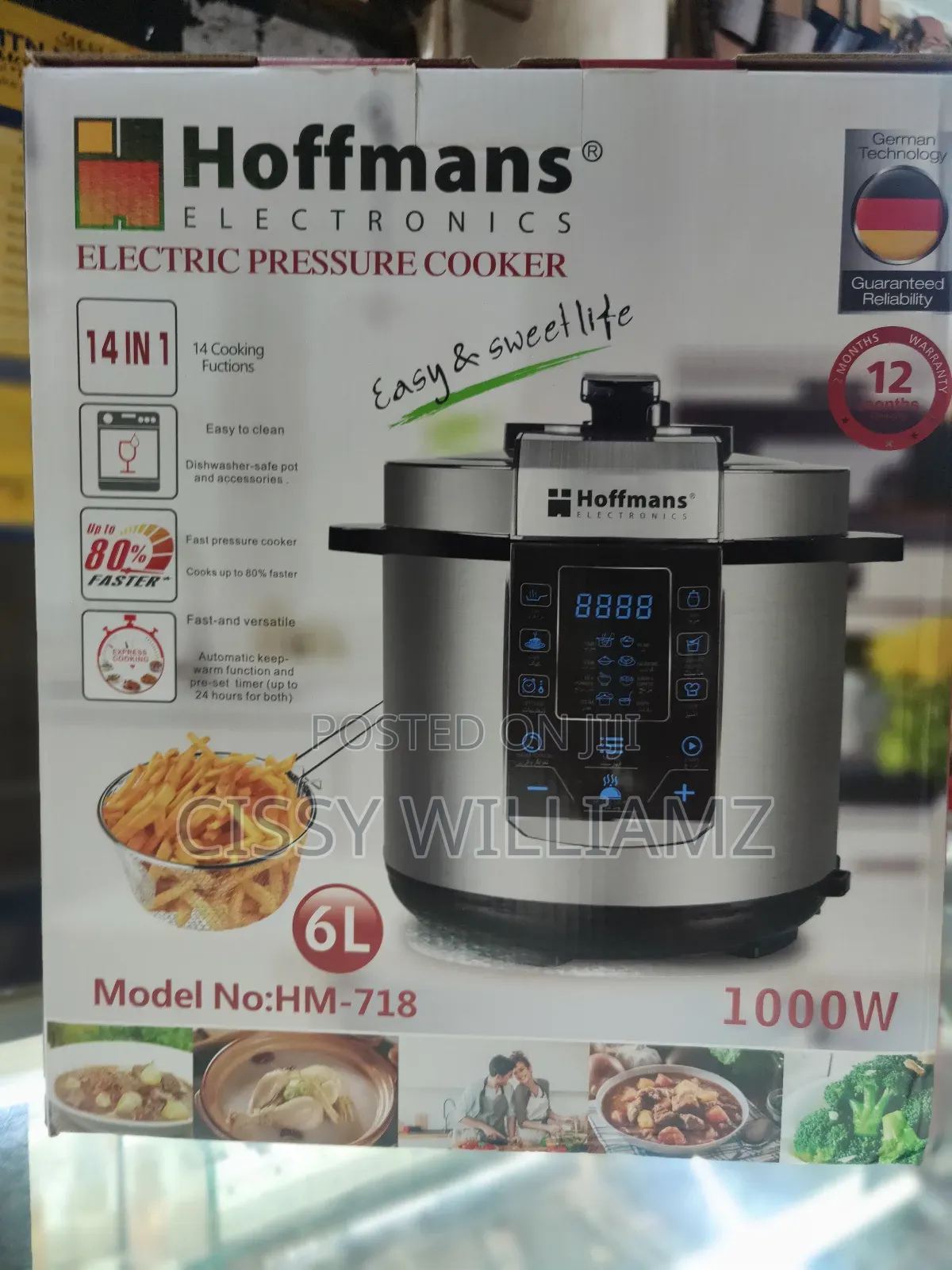 14in1 Hoffman Pressure Cooker/Stainles Steel Pressure Cooker